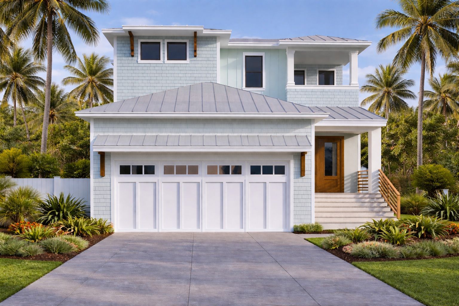 House design exterior rendering