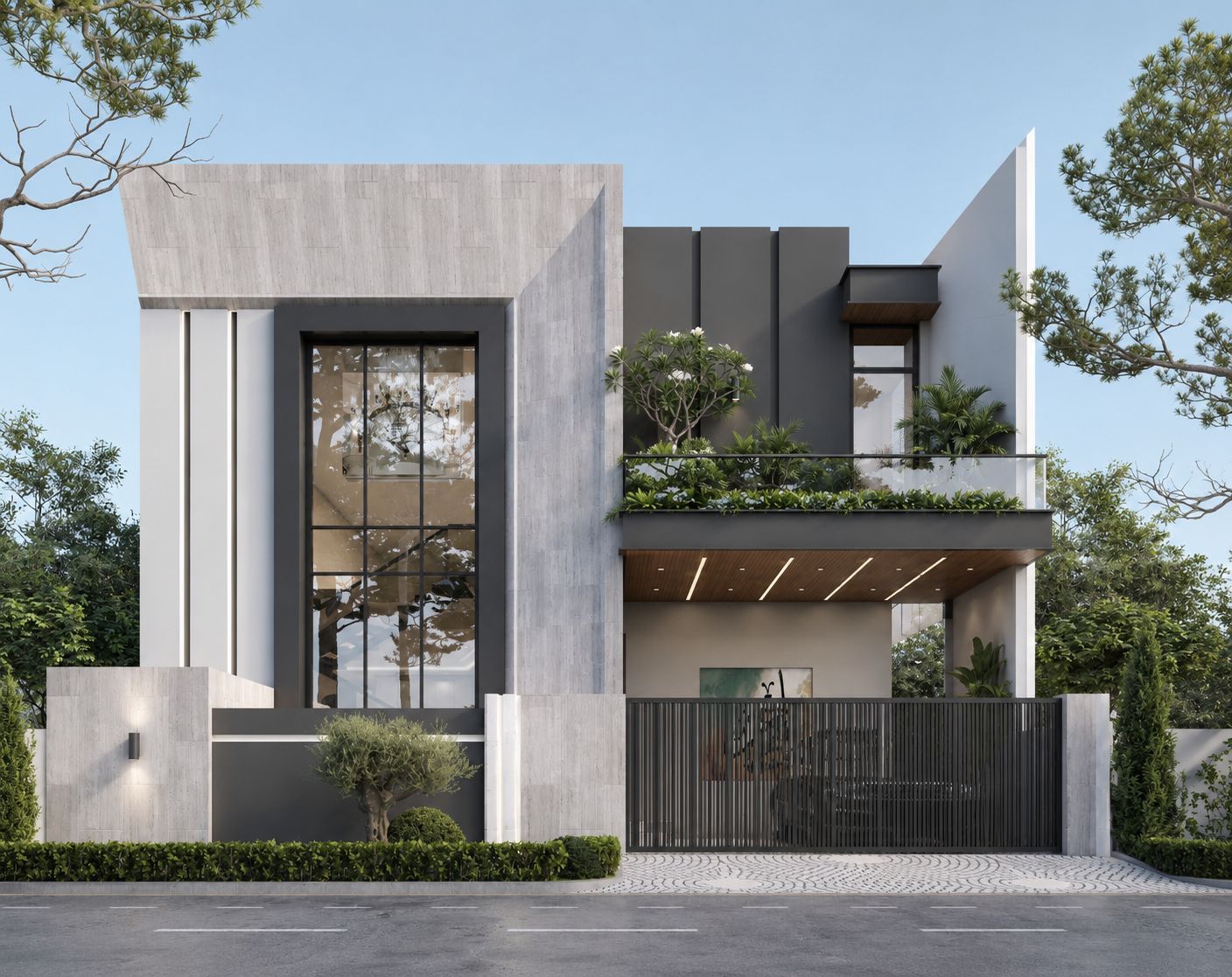 Modern House rendering
