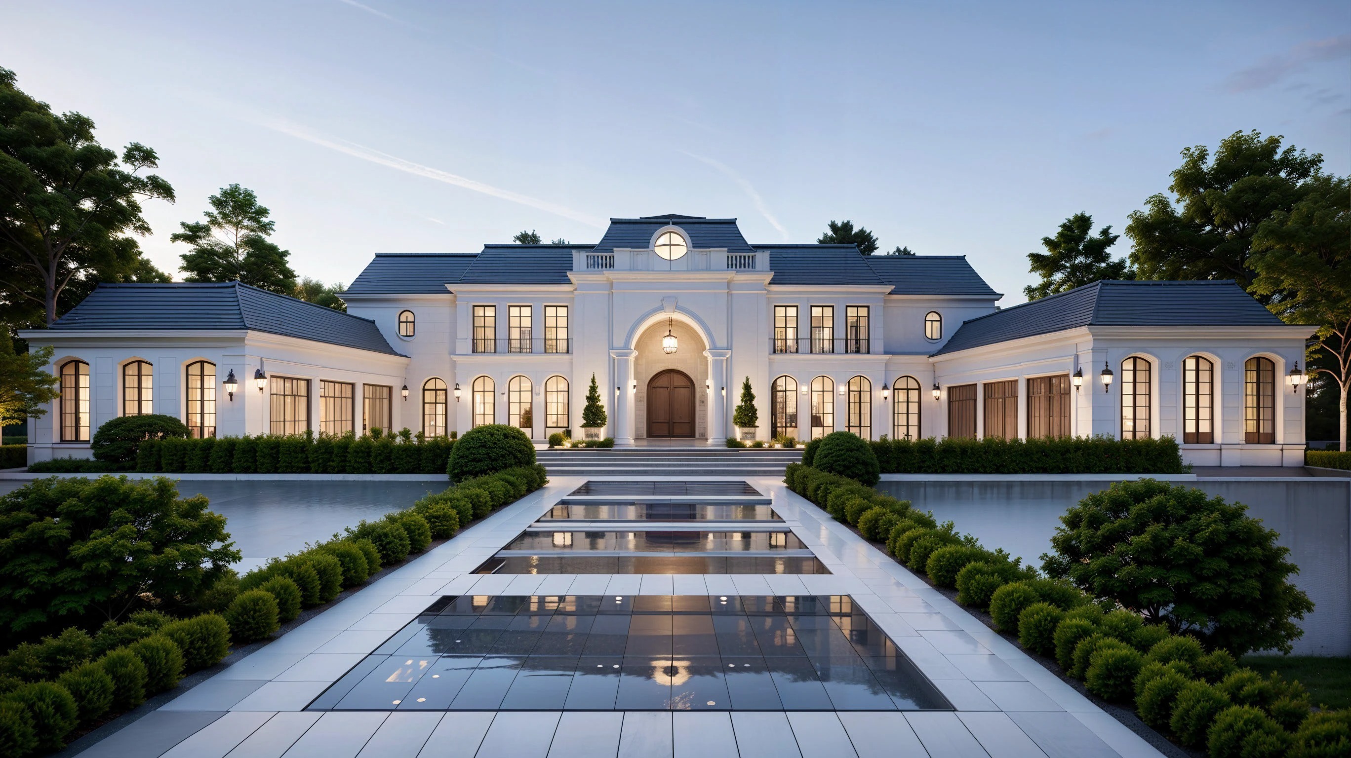 Palace design exterior rendering